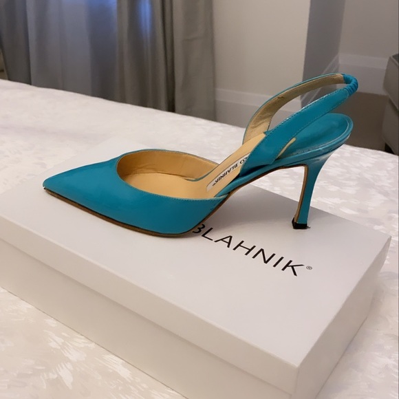 Manolo Blahnik Carolyne Pick90pin patent - Picture 5 of 8